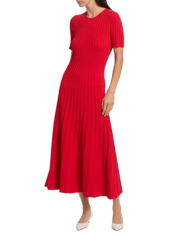 #2: سترة بأكمام قصيرة مزينة بطرز كابلي - بابايا