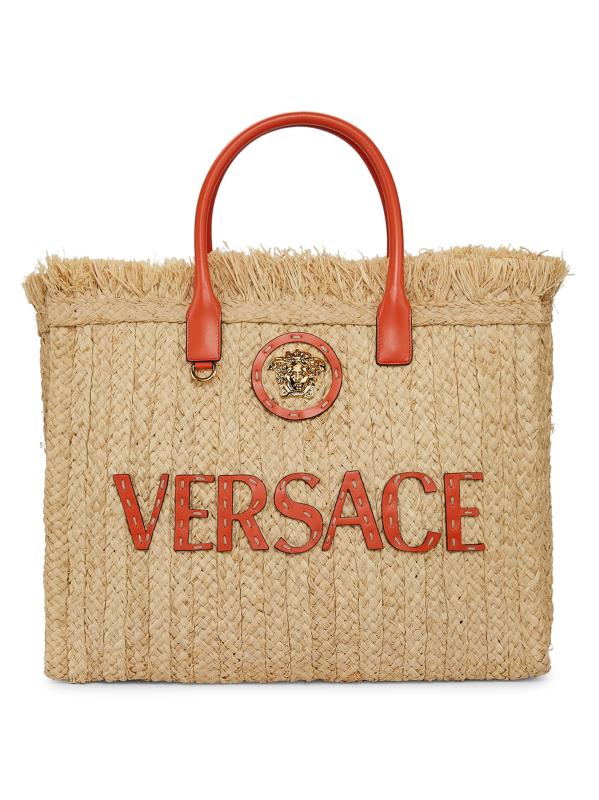 『VERSACE 』カメオ ラ メデューサ ラージ トップハンドルバッグ ラージ トート バッグ カメオ ラ メドゥーサ | VERSACE JP