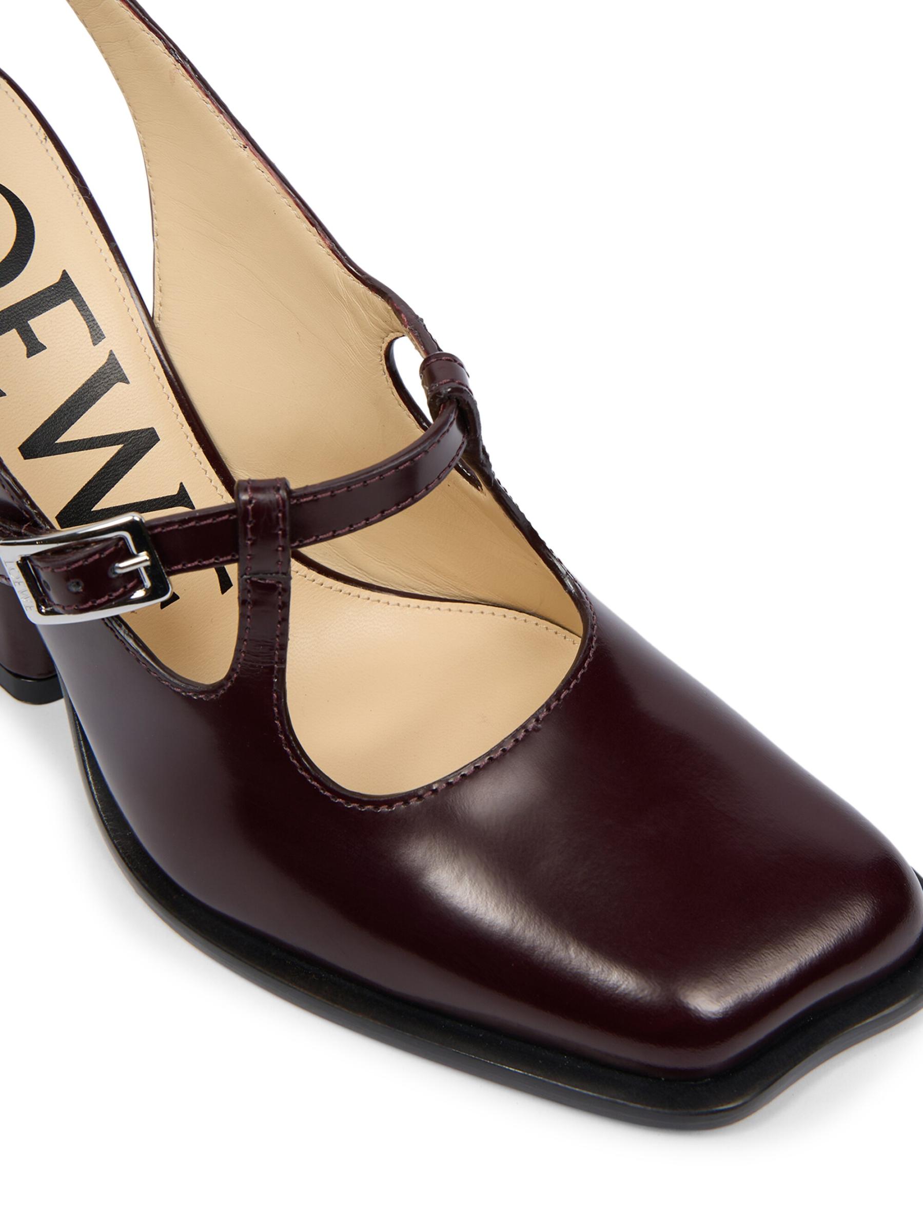 関税込■LOEWE■Onda ブラッシュドレザースリングバックパンプス オンダ スリングバック パンプス（ブラッシュドカーフ