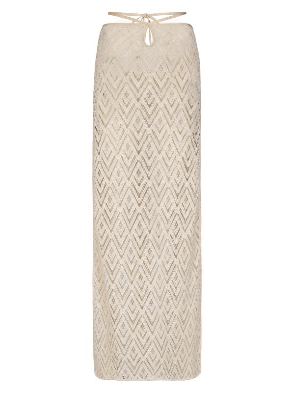 تنورة سول كروشيه ماكسي