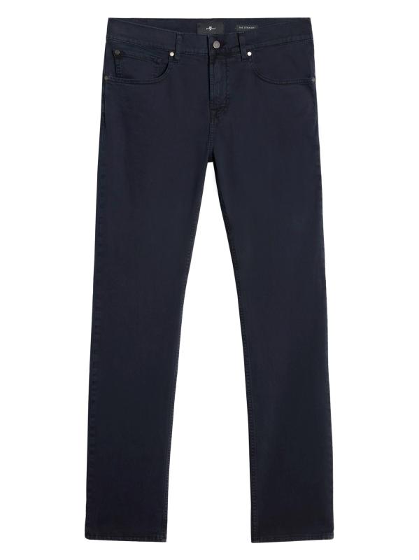 The Straight Stretch Mid-Rise Straight-Leg Jeans