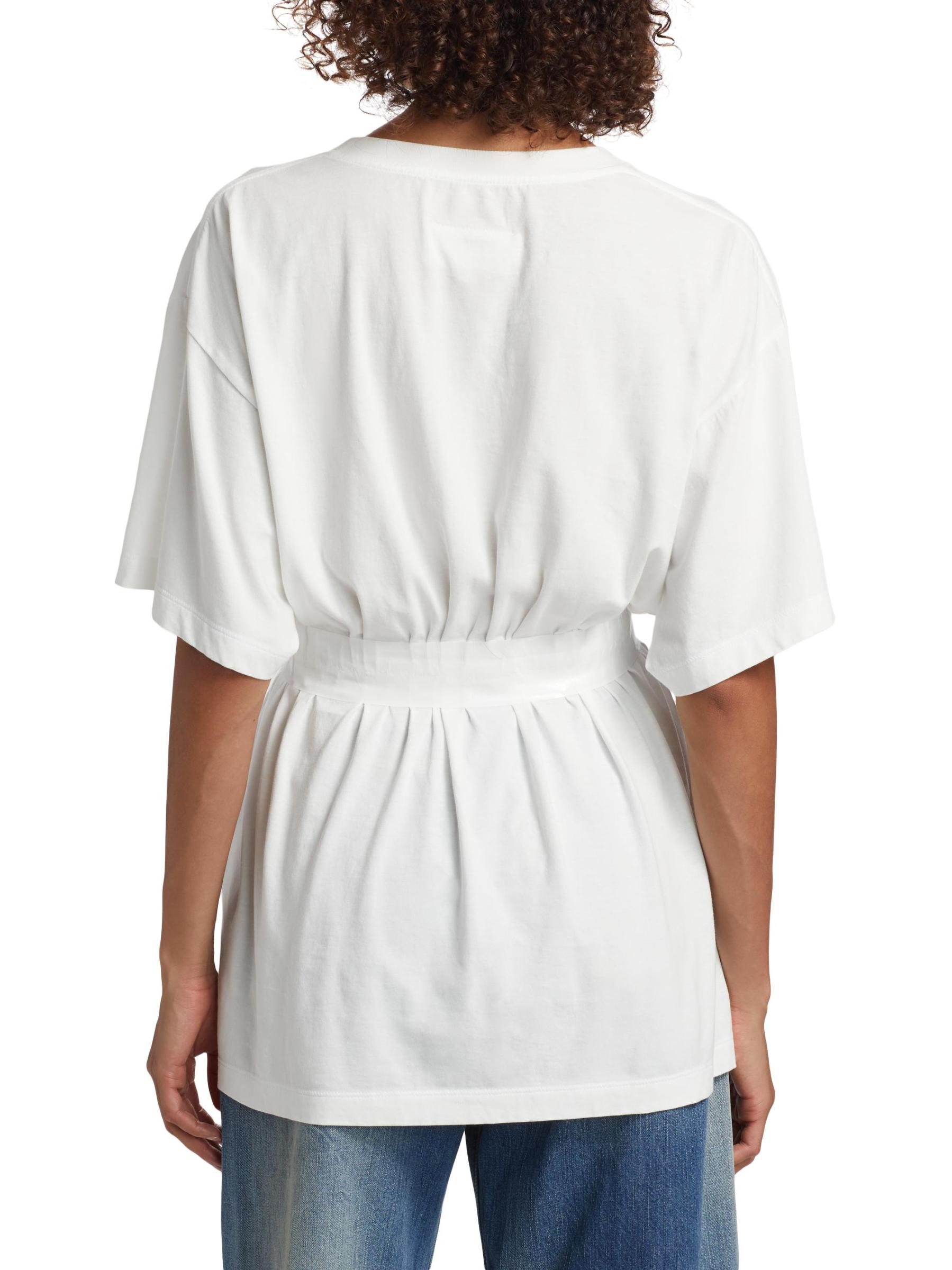 Tシャツ・カットソー MM6 Maison Margiela 'Taped' T-shirt Shop MM6 Maison Margiela - Tape Jersey Crewneck T-Shirt