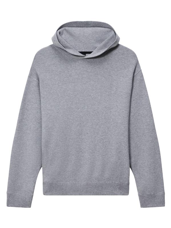 Shop Theory - Compact-Knit Hooded Sweater | Saks Fifth