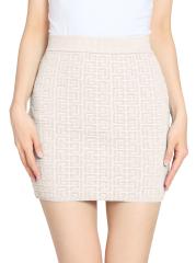 【Balmain】 Ruffle-trimmedラメミニスカート BALMAIN Ruffled plissé-satin mini skirt | NET-A-PORTER