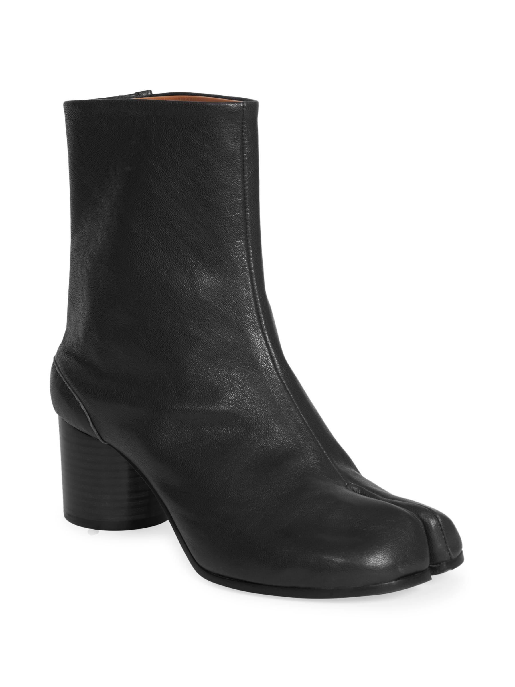 Maison Margiela - Tabi スプリットトゥレザーブーツ を