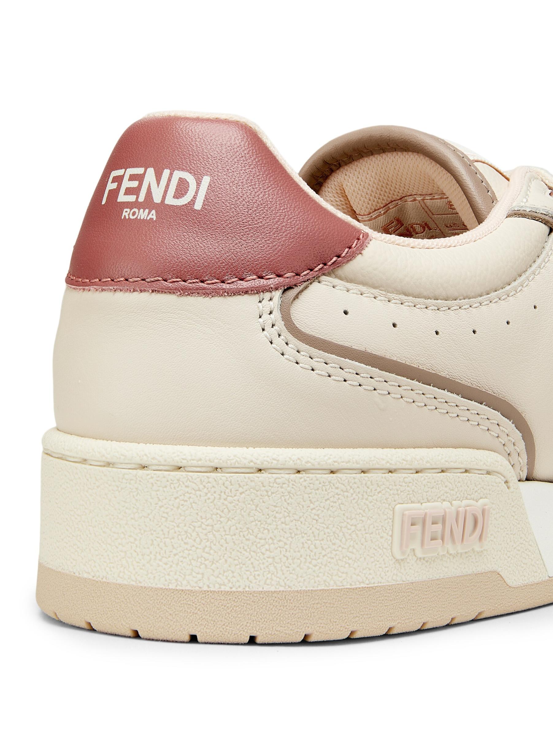Fendi - マッチFFデニム＆スエード・ロートップ・スニーカー を