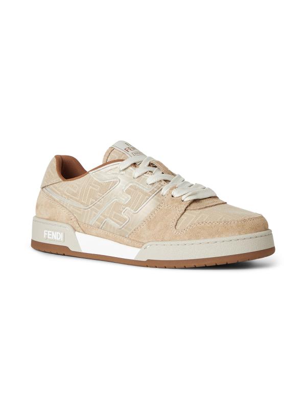 FENDlマッチ スニーカー ホワイトスエード