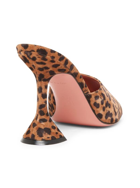 #3: بغال لوبيتا 95 ملم من الجلد بنقشة جلد الفهد - جلد الفهد المطبّع