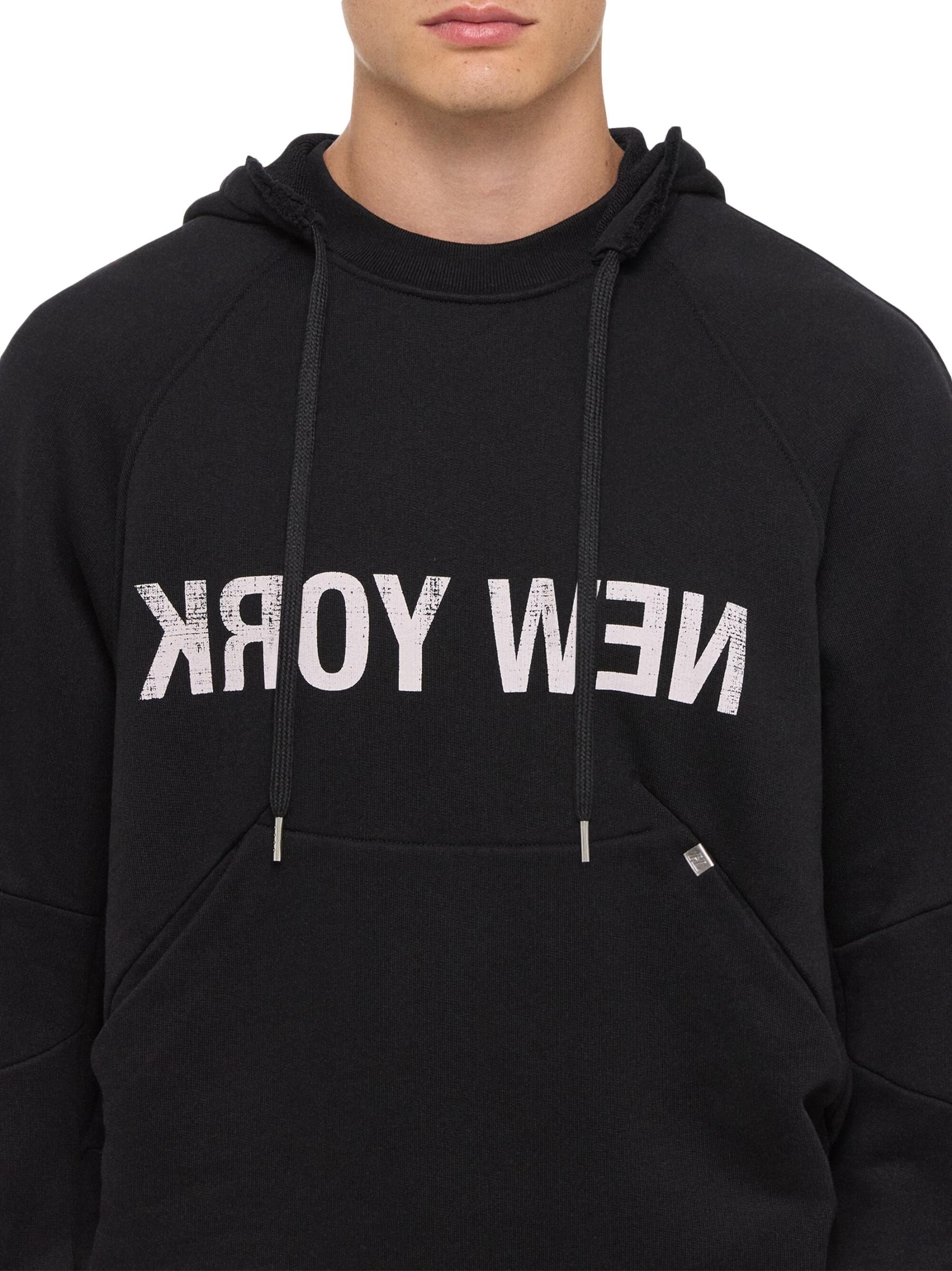 Shop Helmut Lang - Reverse NY Cotton Hoodie | Saks Fifth