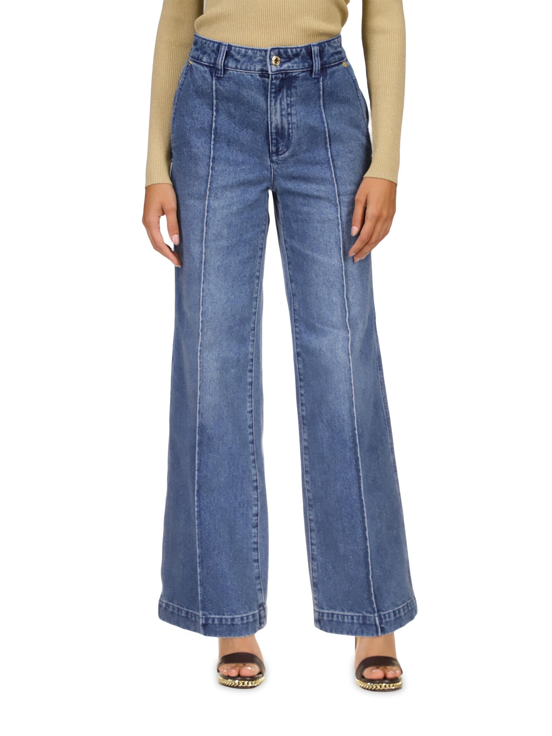 【YOURNUS】Wir Side Pintuck Wide Denim Baukjen Organic Pintuck Wide Jeans
