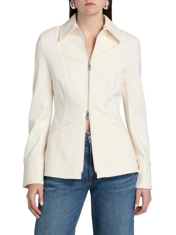 #2: جاكيت ويليس بسحّاب ثنائي الاتجاه - حمامة