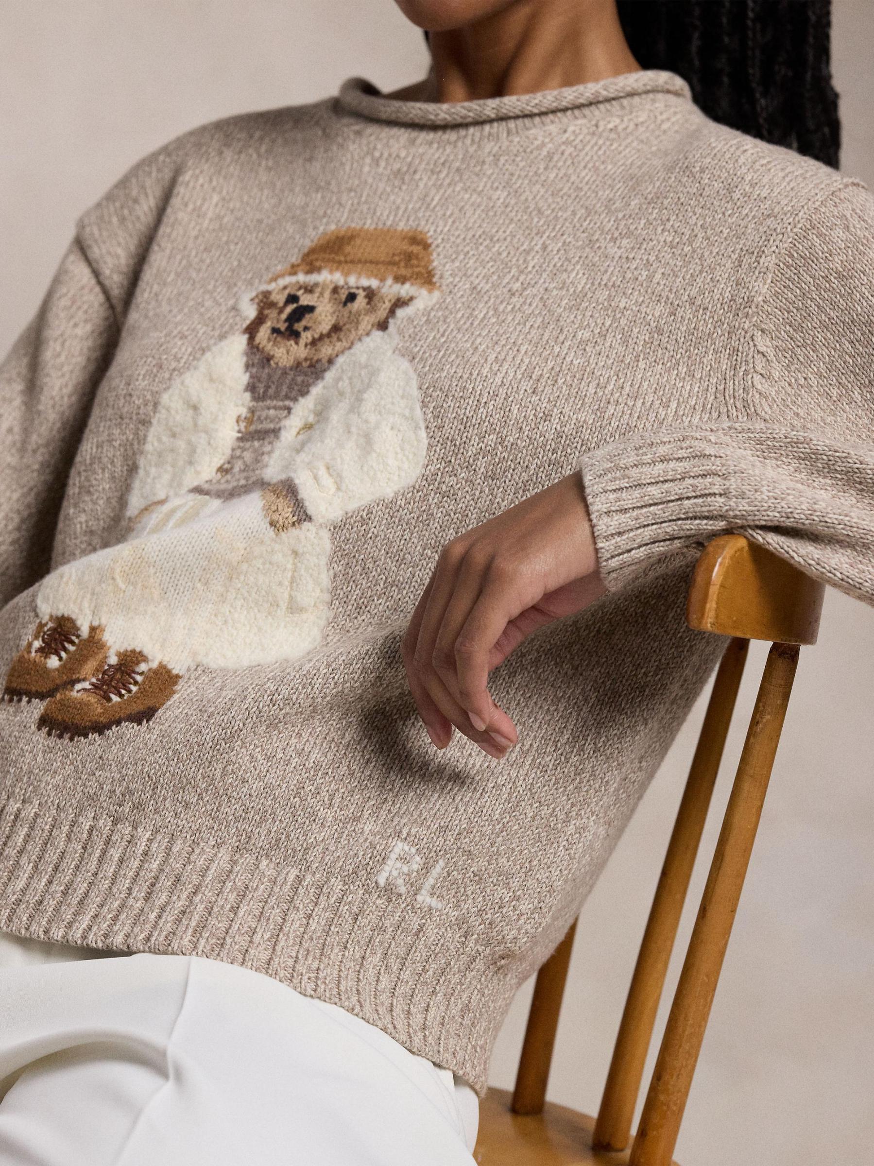 Shop Polo Ralph Lauren - Polo Bear Rolled Neck Cotton