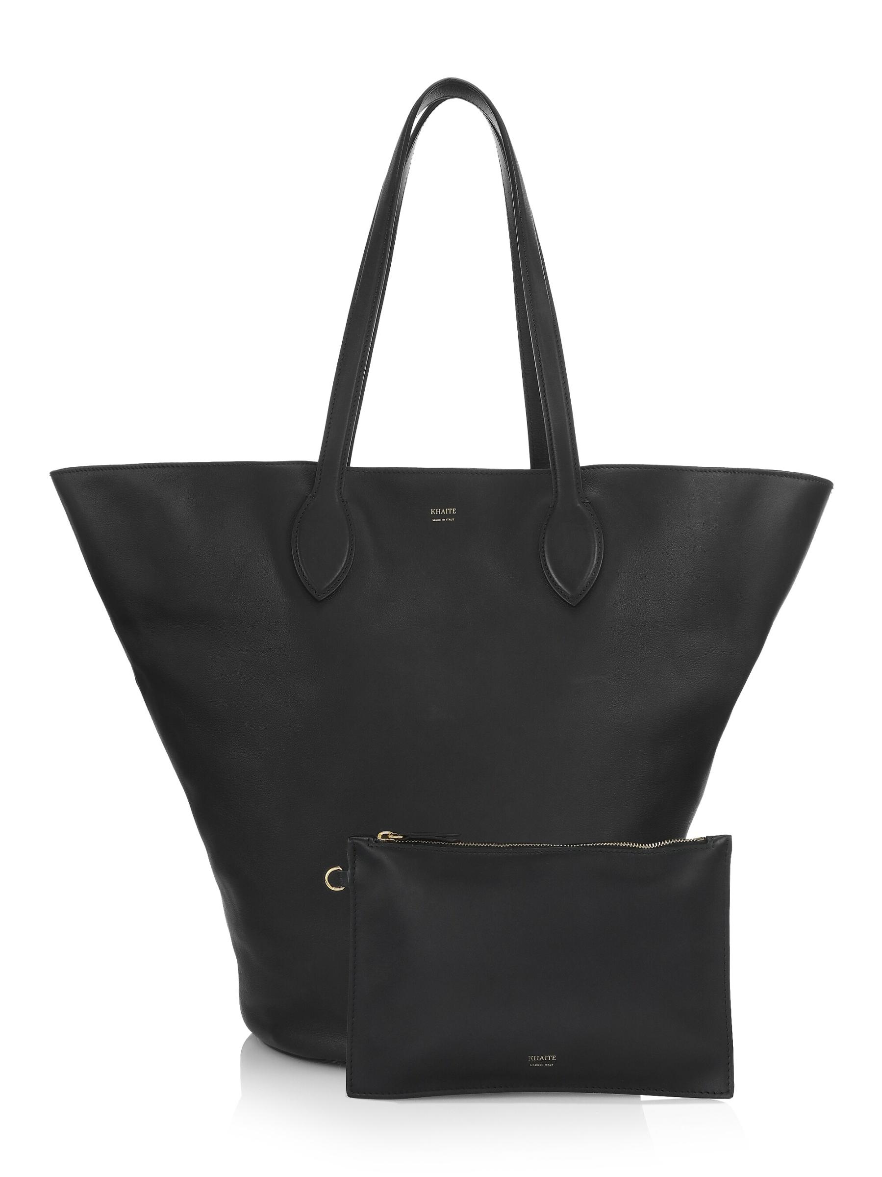 Khaite - Osa Circle Leather Tote Bag（オサ サークル レザー