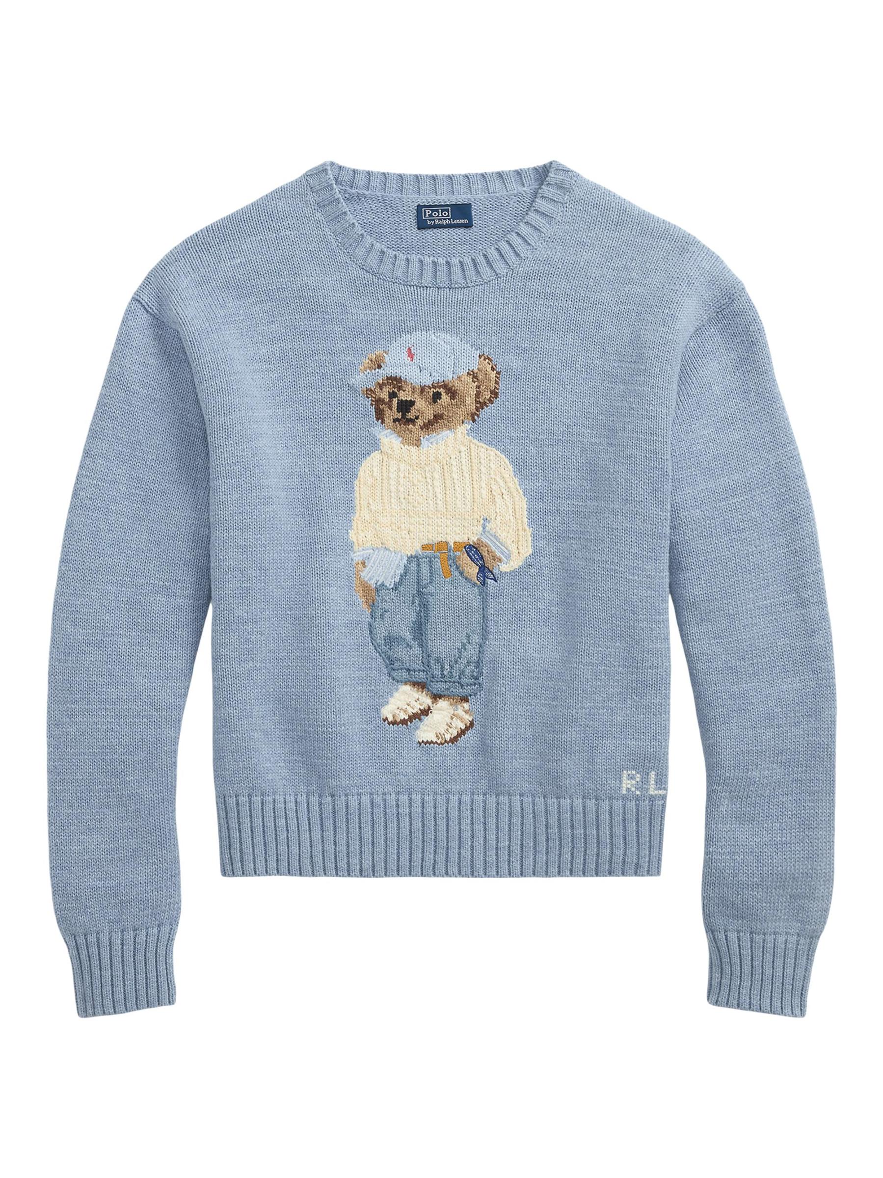 POLO RALPH LAUREN 90s Polo Bear ニット ポロベア 90s ポロラルフローレン RL92初期復刻 ポロベア コットンセーター 2XL