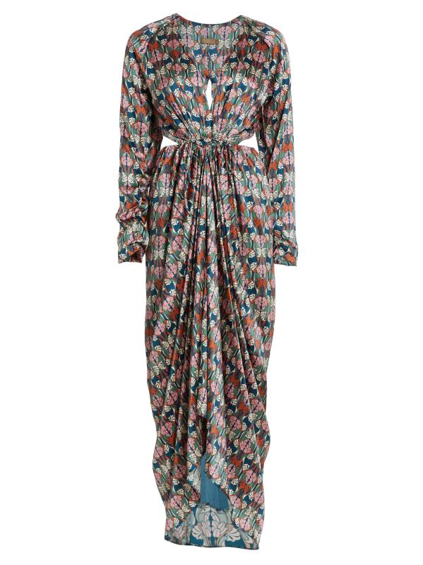 فستان نينا تشارميوز بفتحات غير متماثلة