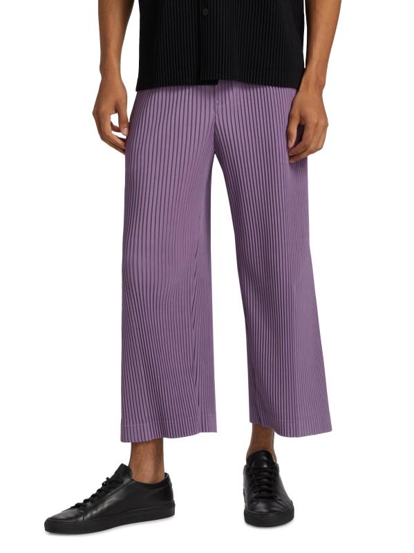 Shop Homme Plissé Issey Miyake - MC April Flared Crop Pants | Saks