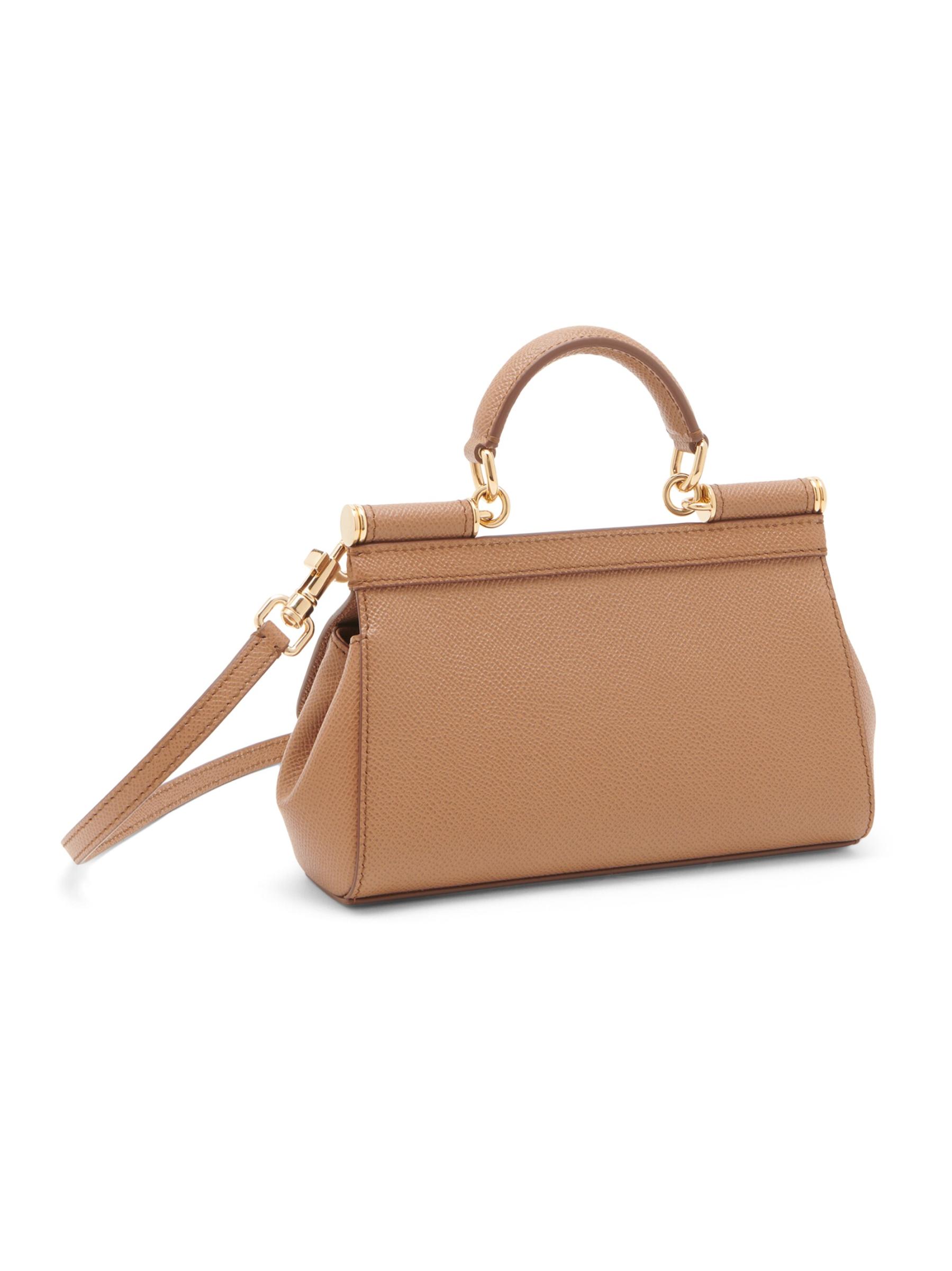 Dolce＆Gabbana★SICILY レザー トップハンドルバッグ★ DOLCE&GABBANA - シシリーレザートップハンドルバッグ を