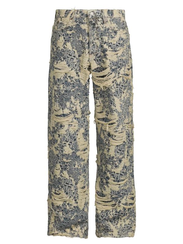 1981 Distressed Monogram Jeans