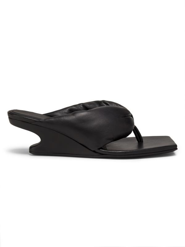 Shop Rick Owens - 45MM Thong Cantilever Sandals | Saks Fifth