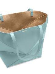 Loewe - パズル シャイニー・レザー・トートバッグ をオンライン