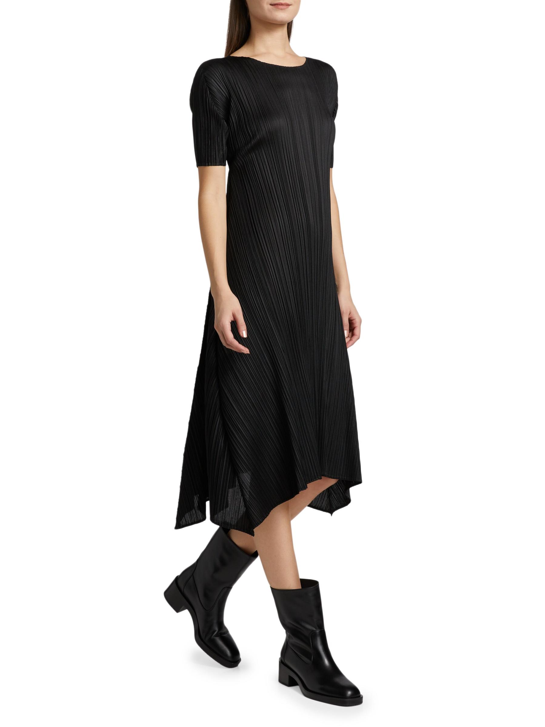 ワンピース PLEATS PLEASE EFFICIENT SQUARE blue 3 EFFICIENT SQUARE Top Grey – ISSEY MIYAKE EU