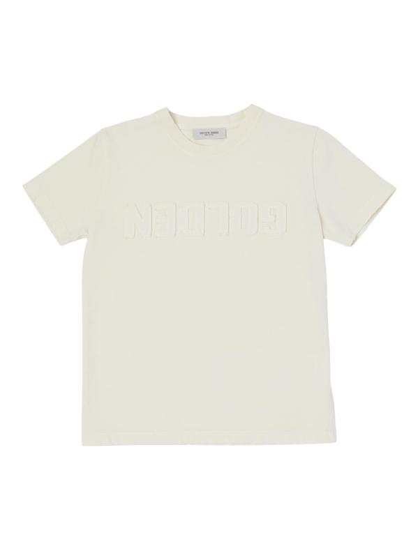 تي شيرت قطني مزين بشعار صغير للأطفال والصغار