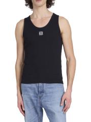 【送料&関税込】Loewe Top Loewe x Paula Ibiza Anagram Ribbed Halter Top | Neiman Marcus