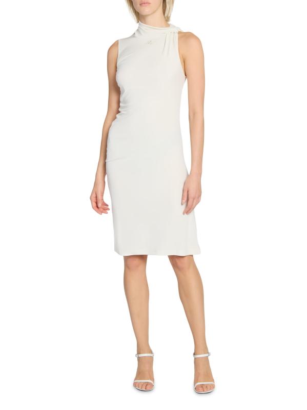 COURREGES>>>ジャージークレープのワンショルダードレス Courreges - ストレッチ・クレープ・ジャージー・ドレス を