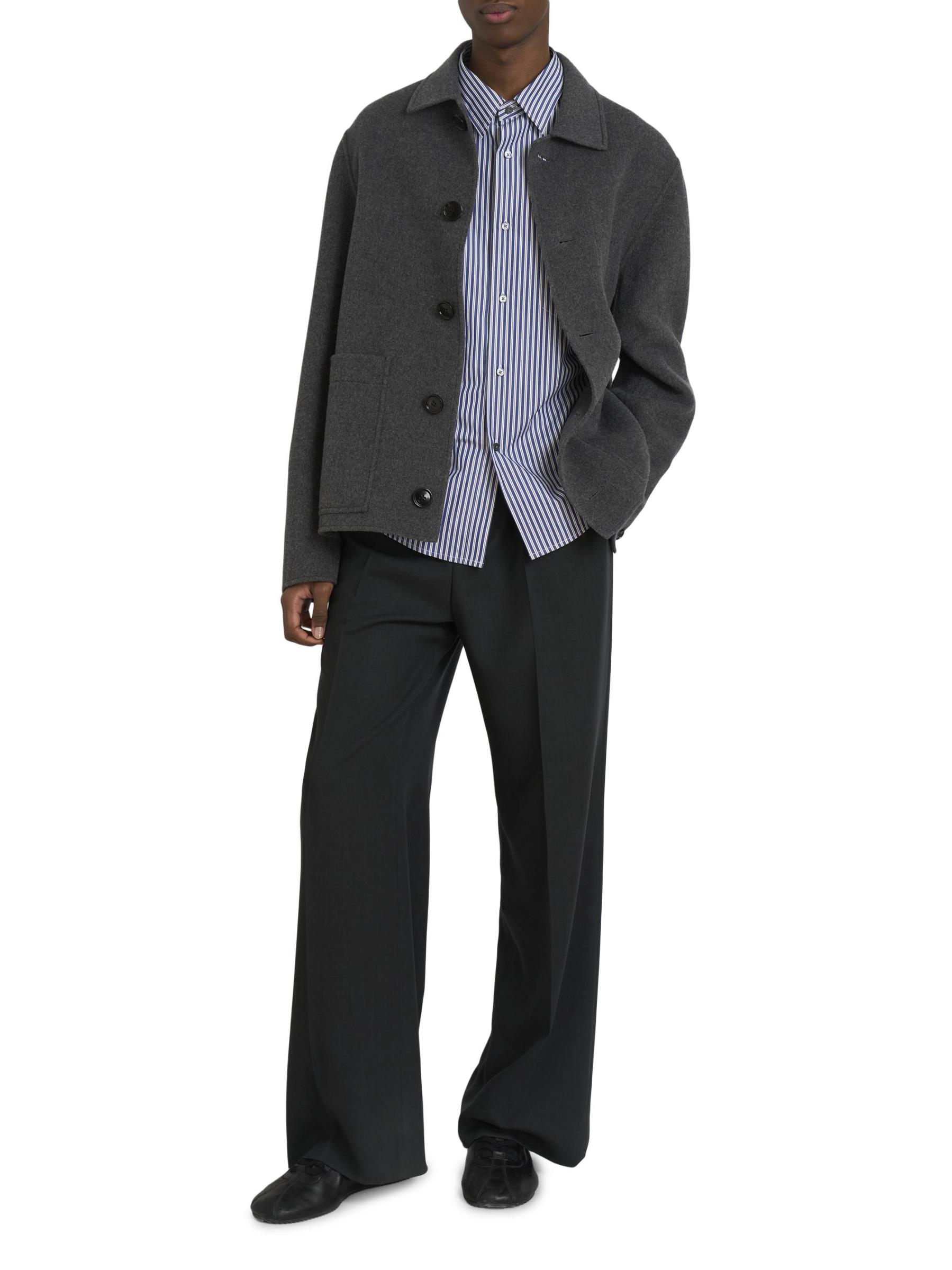 AMI Paris - ボクシー・ボタン・フロント・ジャケット をオンライン