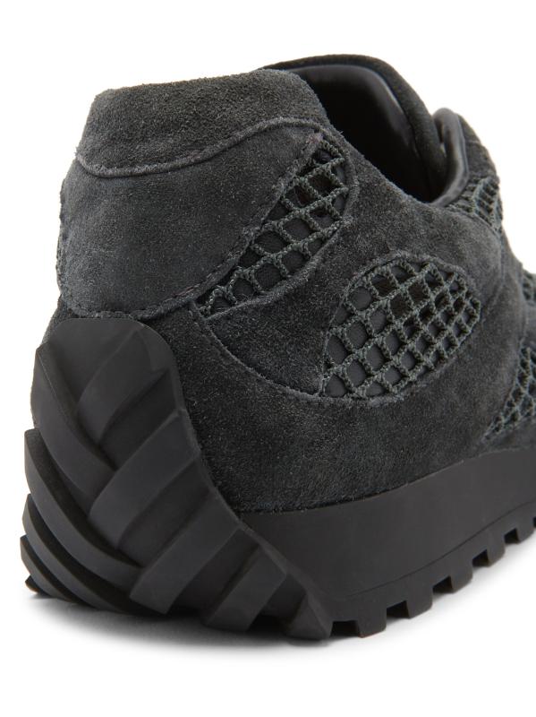 ボッテガ ヴィンテージスエードとメッシュのローオービット BOTTEGA VENETA Orbit スエード レザー メッシュ フィッシュ