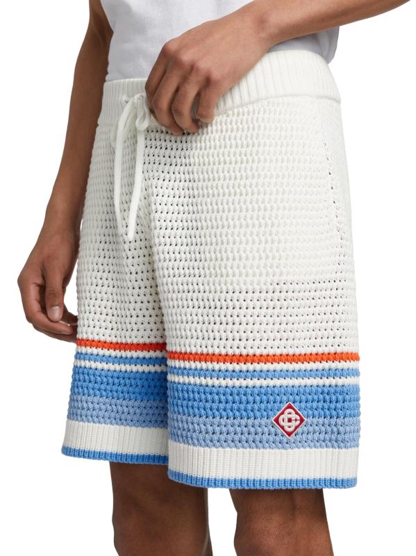 #5: شورت كروشيه صناعي - بلو مالتي