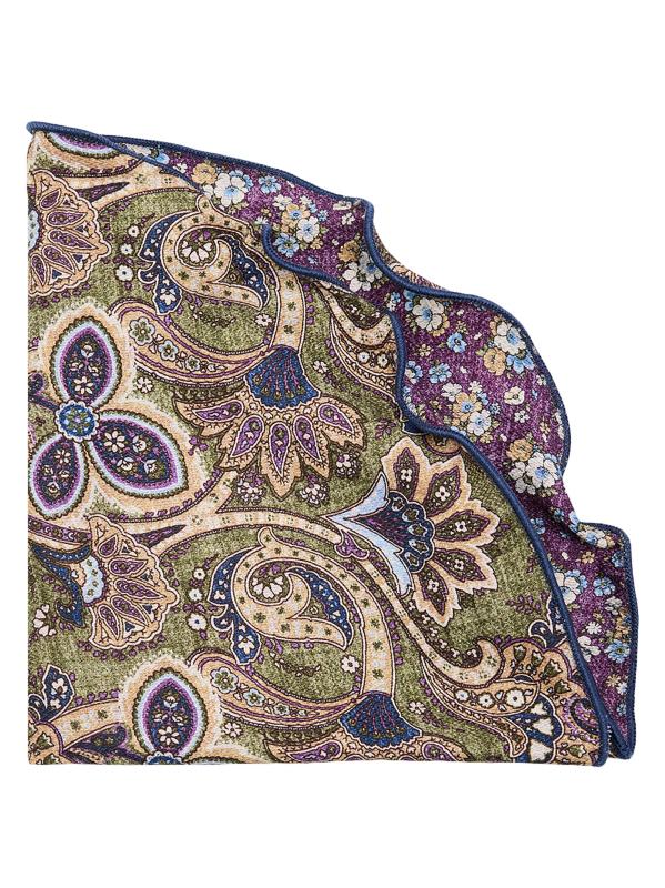 دائرة جيب حريرية ذات وجهين