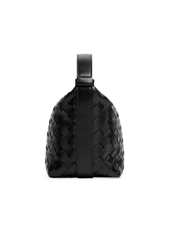 Shop Bottega Veneta - Candy Wallace Intrecciato Leather Top