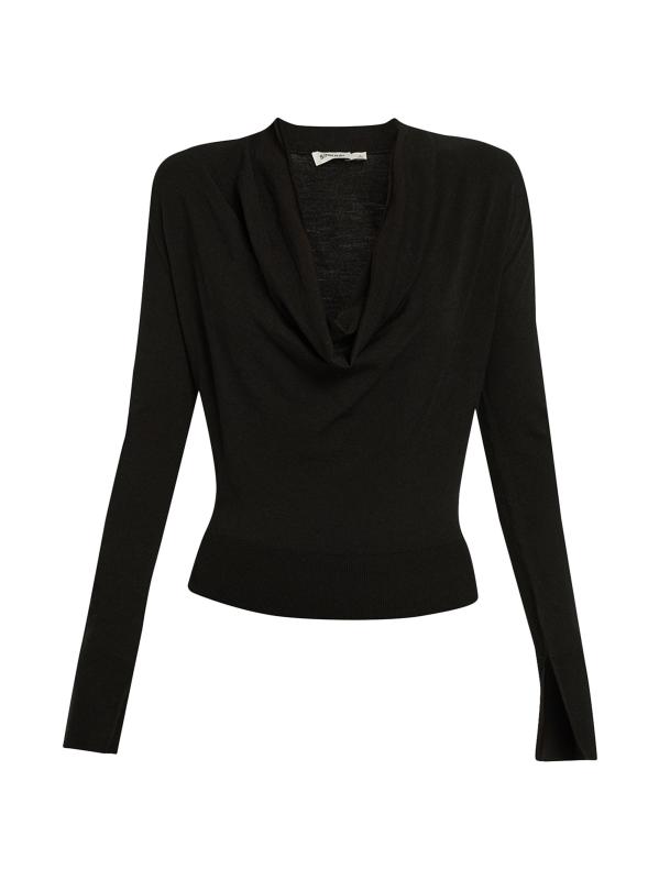 بلوزة برقبة على شكل جلد البقر من Natia Jersey