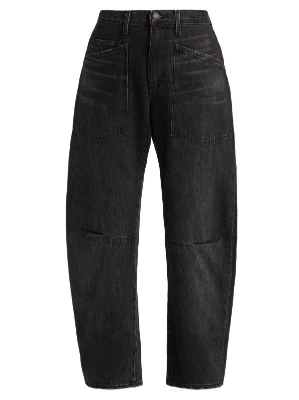 بنطال جينز Shon ذو الساق البرميلية