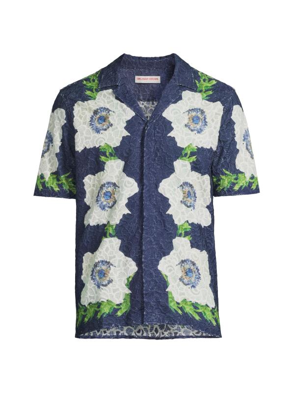 Maitan Coronaria Floral Lace Shirt