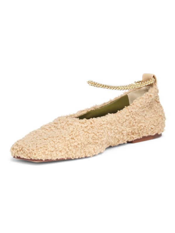 新品✨ MARIA LUCA BALLET FLAT ホワイト Ivory Augusta Ballet Flat — MARIA LUCA