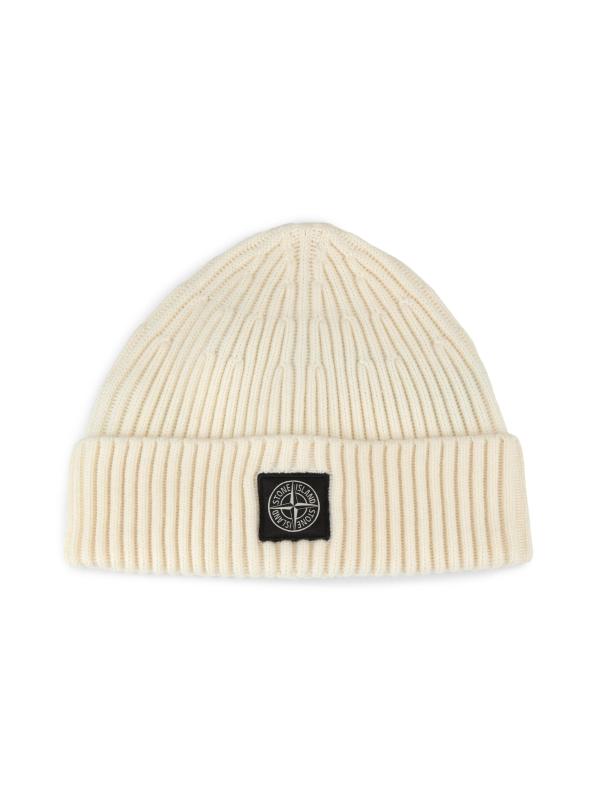 قبعة صغيرة من الصوف بشعار الماركة