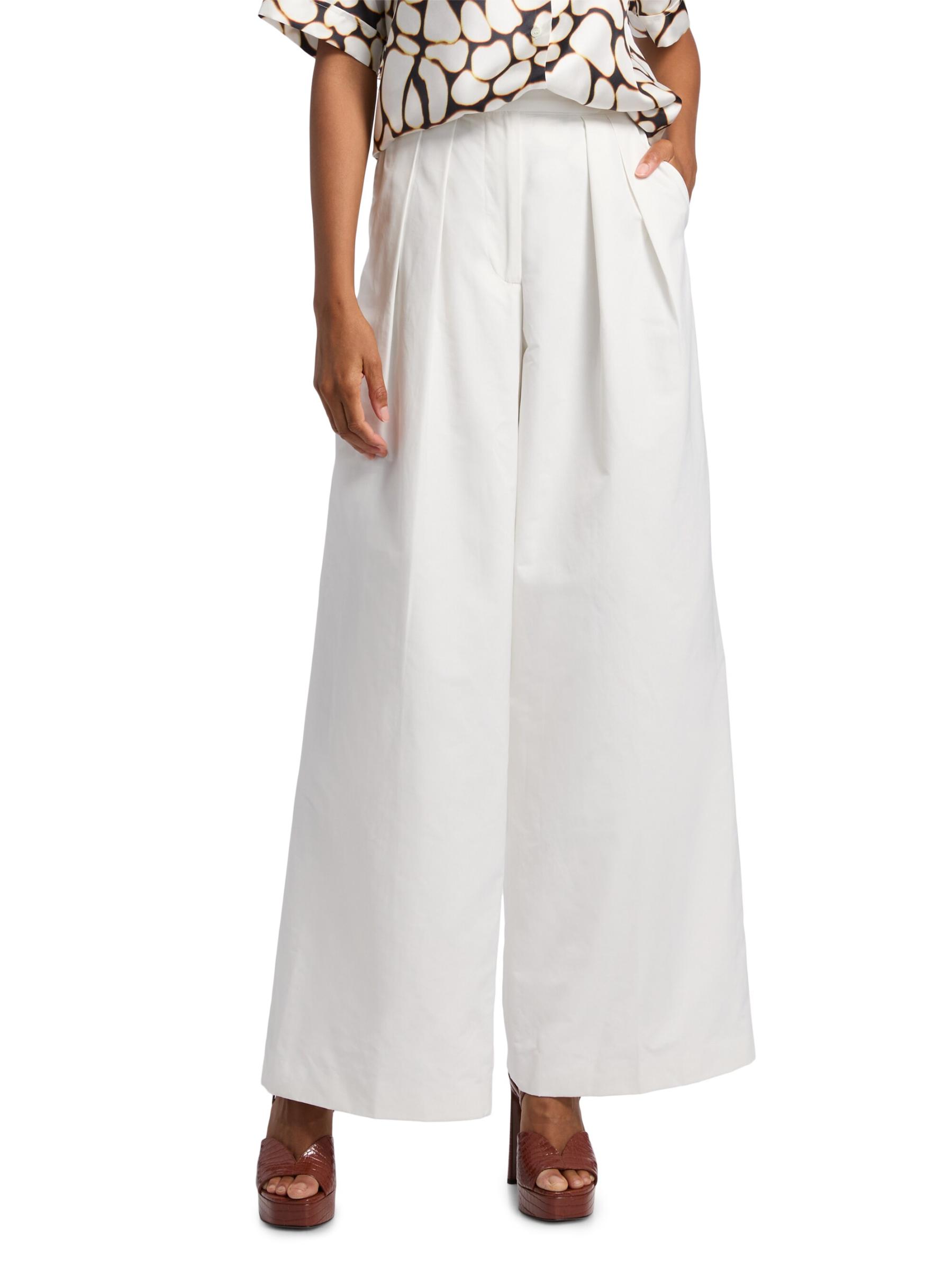 Shop Dries Van Noten - Pamplona Wide-Leg Pants | Saks Fifth