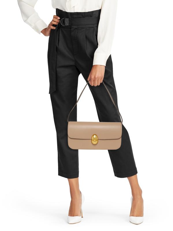 Neous Phoenix レザーショルダーバッグ∴ NEOUS Phoenix レザー バゲットショルダーバッグ | NET-A-PORTER