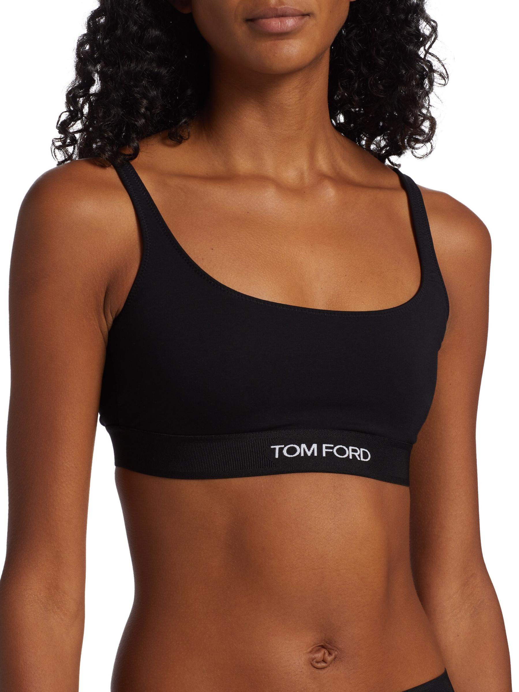 【関税込み】TOM FORD ブラック モダール シグネチャ ブラ Tom Ford - モダールシグネチャーブラレット をオンライン購入