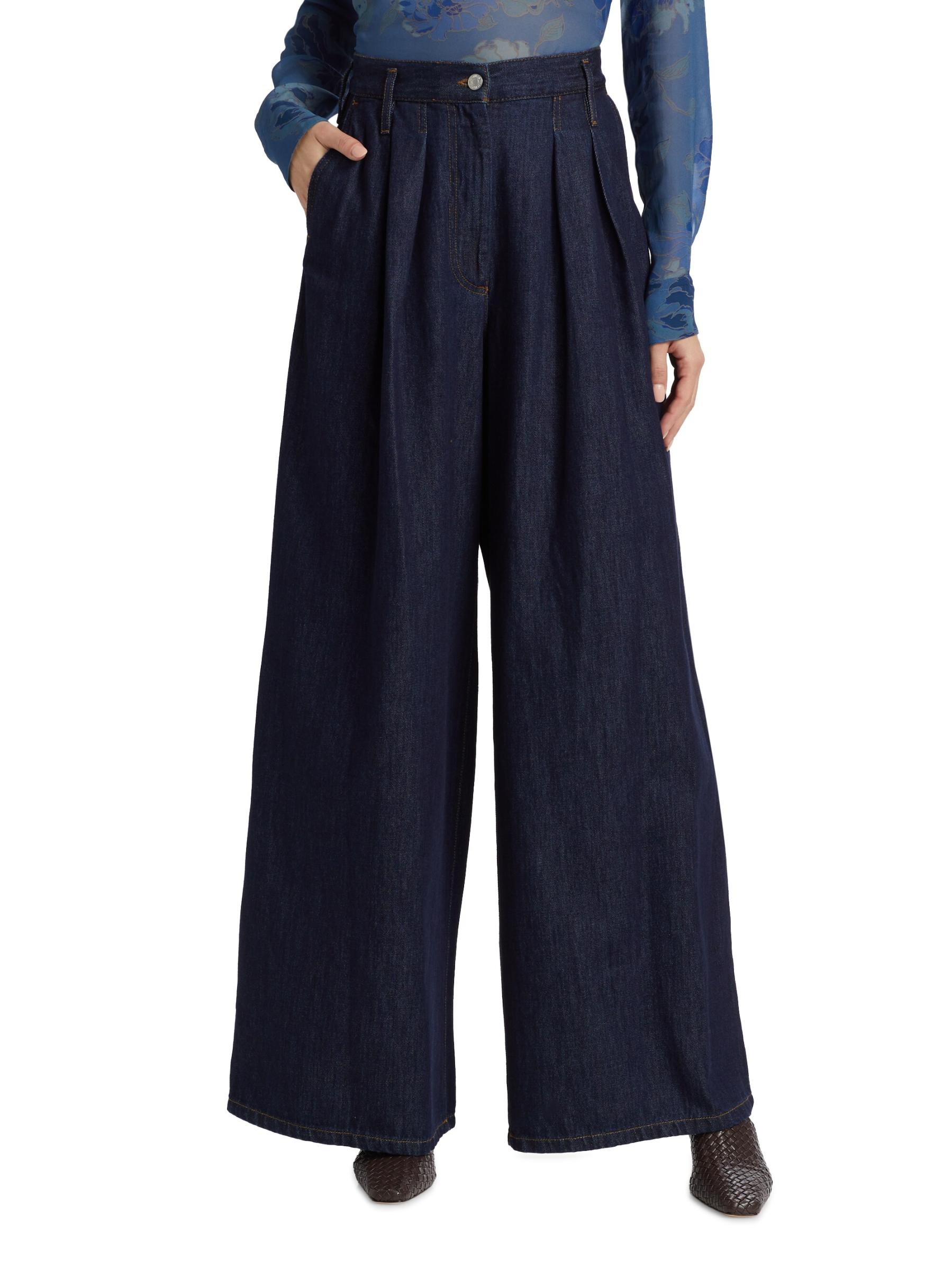 Shop Dries Van Noten - Pamplona Denim Pants | Saks Fifth