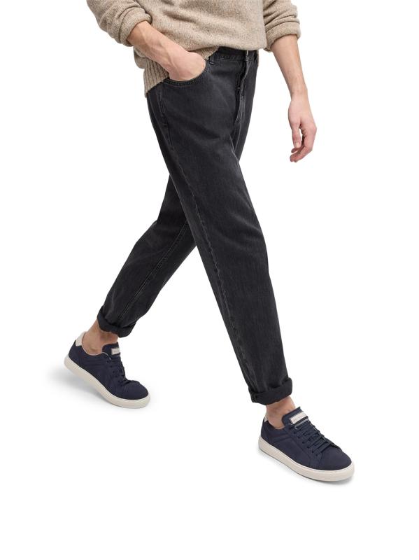 #2: حذاء سنيكرز سويدي برقبة قصيرة - أزرق