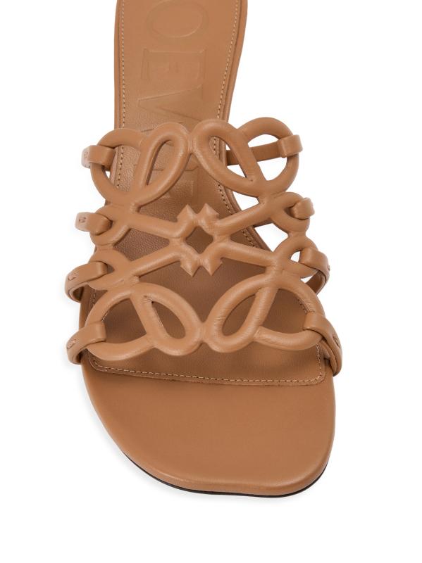 LOEWE★Paula's Ibiza Petal Anagramレザーサンダル LOEWE + Paula's Ibiza Petal Anagram leather sandals | NET-A