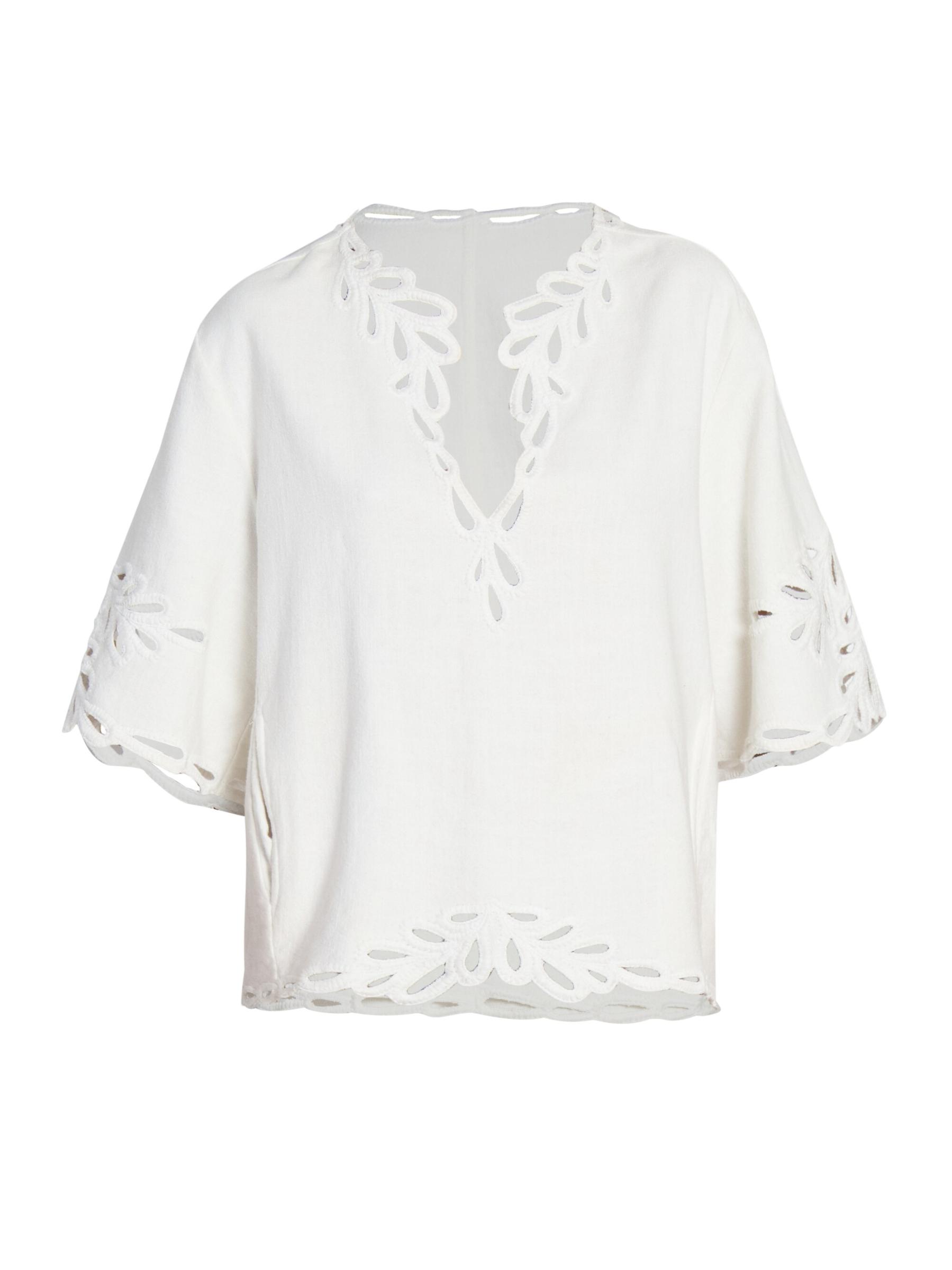 送料関税込★MARANT ETOILE★ディヤコットンボイルマキシ Isabel Marant Étoile - シャナ・アイレット・コットン・トップ