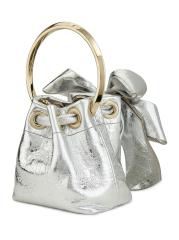 Jimmy Choo - マイクロボンボン メタリック トップハンドル