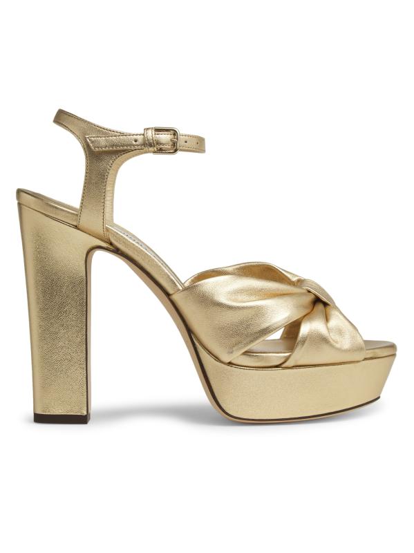 関税込■Jimmy Choo■Heloise95 レザープラットフォームサンダル 関税込□Jimmy Choo□Heloise95 レザープラットフォームサンダル