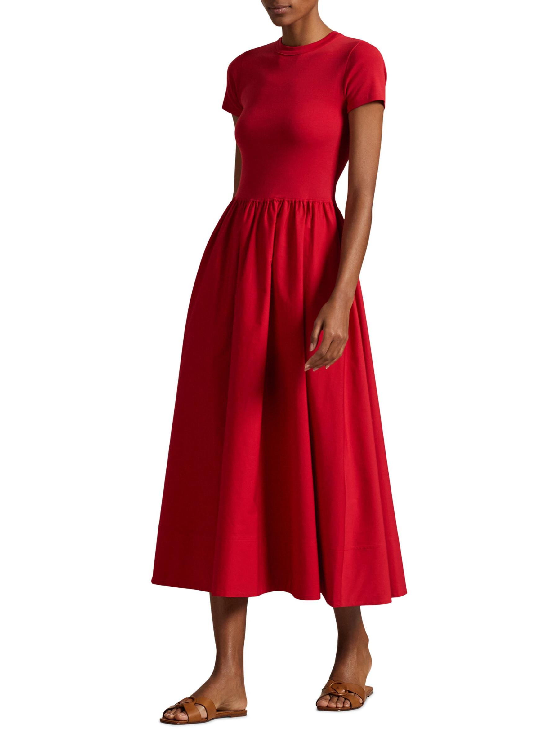 Ralph Lauren★Cotton Short-Sleeve Dress Cotton Short-Sleeve Dress