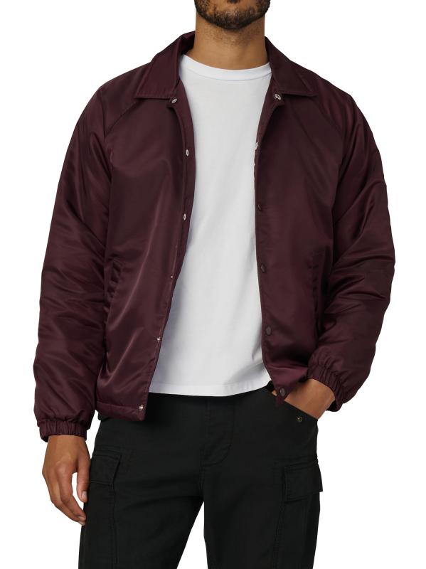 #3: جاكيت ساتين كوتش - نبيذ