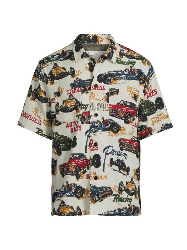 Sacai - カーレースプリントシャツ をオンライン購入 | Saks